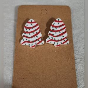 Little Debbie Christmas Tree Earings